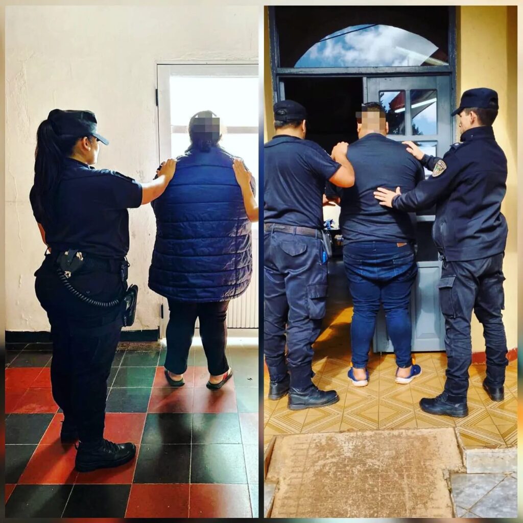 MADRE E HIJO DETENETIDOS