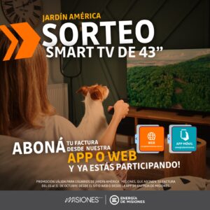 SORTEO TV JARDIN AMERICA