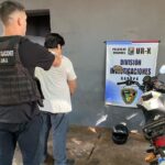 Fue detenido tras robar una moto de alquiler en Garupá
